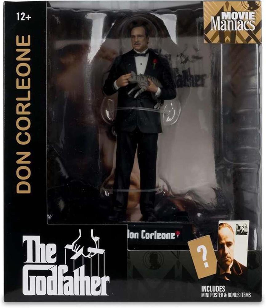 Movie Maniacs The Godfather Don Corleone 6 Inch Posed Figure Mcfarlane