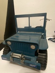 GI JOE 1960S/70S EMPIRE USA AIR FORCE JEEP/TRAILER WITH EQUIPMENT