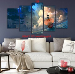 One Piece poster hang picture living room setting mural Decorate Luffy Ace Zoro