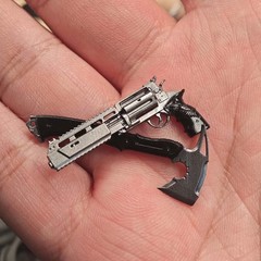 Painted 1/12 1/6 Scale Gun Axe Weapon Mdoel Accessories Fit 6″ 12″ Action Figure