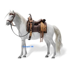 JXK175 1/6 Wild West Red Dead Horse & Harness F 12″ Figure Accessory Decoration