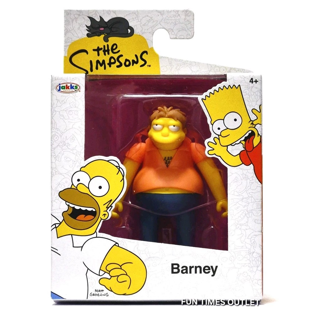 The Simpsons Barney Gumble 2.5″ Figure Wave 6 Collectible Figurine Licensed Toy