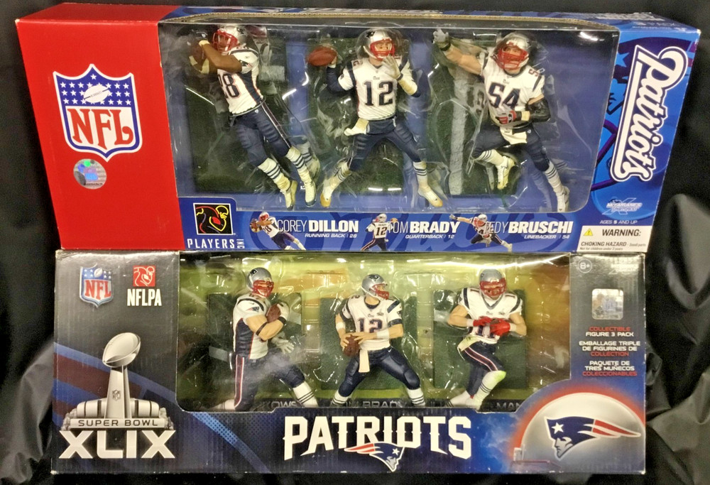 MCFARLANE NFL NEW ENGLAND PATRIOTS BRADY GRONKOWSKI EDELMAN DILLON BRUSCHI HOF