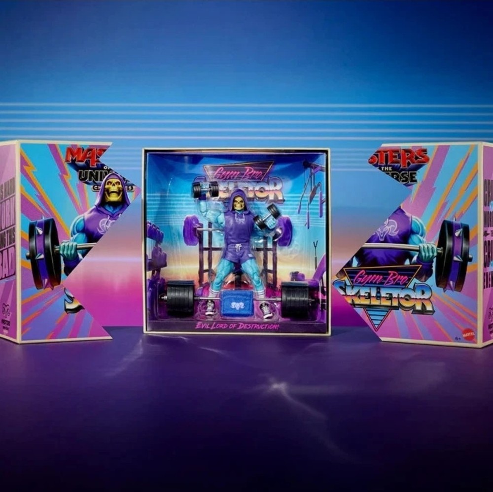 SDCC 2026 Mattel Masters of the Universe Gym Bro Skeletor Action Figure PRESALE