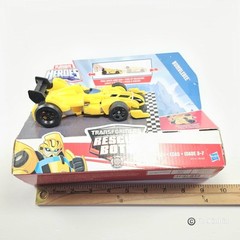 Playskool Heroes Transformers Bumblebee Rescue Bots Pull-back & Go Race Car NEW