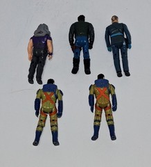 vintage m.a.s.k kenner action figure lot Of 5, 1-w/mask