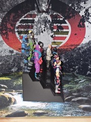 G.I. JOE Action Figure Display Stand-Tiered Showcase COBRA