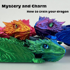 Feathered Wyvern Dragon,3D Printed Dragon, Articulated Dragon with Wings, 3D