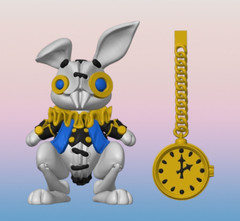 Articulated White Rabbit, Flexi Halloween gift, 3D Printed