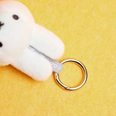 VIPOx Miffy Plush Keychain Rabbit Doll Cute Trendy Toy Lovely Birthday Gift 13cm