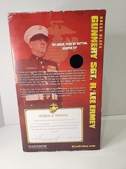 Gunnery Sgt R Lee Ermey Dress Blues Marine 12″ Figure 2006 Sideshow Signed