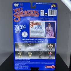 WWE Superstars LJN Jesse Ventura Exclusive Blue Card Retro SERIES 2 In Hand