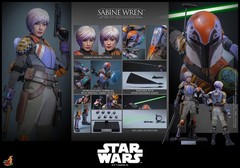Hot Toys TMS171 Star Wars: Rebels Sabine Wren 1/6 Scale 12″ Figure In Stock USA