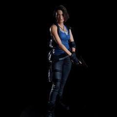 Biohazard Game Statue Valentine Leon Scott Kennedy PVC Action Figures