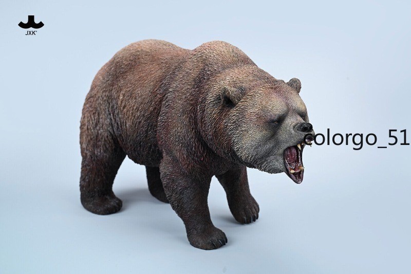 1/6 JXK Brown Bear Model Fierce Animal Soldier Collection GK Statue Toys Resin