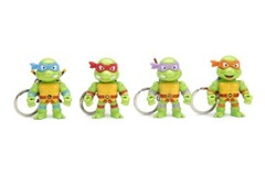 Jada 2.5” Metalfigs Teenage Mutant Ninja Turtles Keychain 4 pack Set 34359