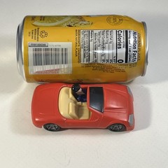SUPERMAN The Animated Series Lois Lane in Car Pull Back Toy 1997 Burger King DC