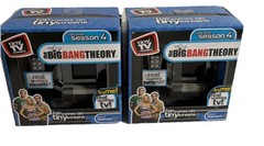 Big Bang Theory Tiny TV Classics Real Working TV & Remote Arcade Toys Set Of 2