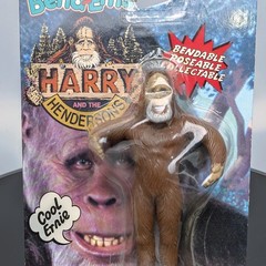 JusToys Bend-Ems Harry & The Hendersons 1991 Bigfoot Figure New Sealed NOC