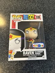 Funko Pop! Television Teen Titans Go! Raven as Wonder Woman #335 Toys R Us F17
