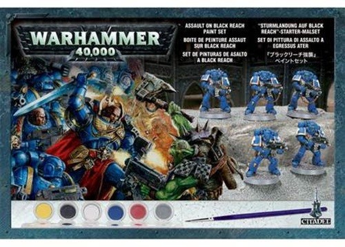 Warhammer 40K 40000 Citadel Assault On Black Reach Set Painting Agressus Ater