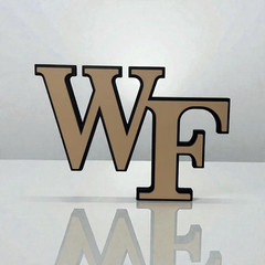 3D Printed WF Logo Sign, Custom PLA Design, Home Decor, Wall Art