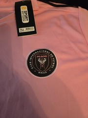 Lionel Messi FIFA 2026 World Cup Sports Figure & Pink Miami Collared Jersey NWT