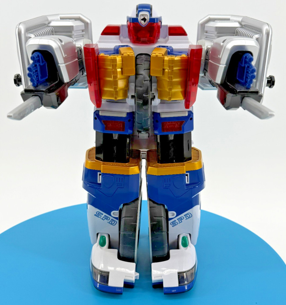 Power Rangers SPD OMEGA MEGAZORD Complete S.P.D. Bandai 2005 DELTA COMMAND PARTS