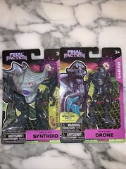 Final Faction KHARN SYNTHOID Action Figure & Hive class DRONE Action Figure NIP
