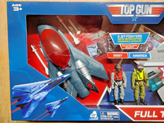 Top Gun Full Throttle Jet Fighter & Figure Walmart Box Set Lanard Toys 2020 NEW