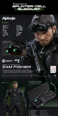 CCS Splinter Cell Blacklist Sam Fisher 1/12 Action Figure