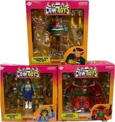 Cowboys Of Moo Mesa – Nacelle Toys – Set Of 3 Complete Wave 1