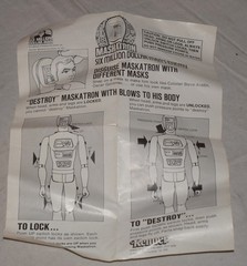 Vintage 1976 Kenner Maskatron Action Figure in Original Box – Six Million Dollar
