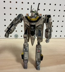 Roy Fokker & VF-1S Veritech Fighter ROBOTECH 1/100 Scale Toynami Loose As Shown