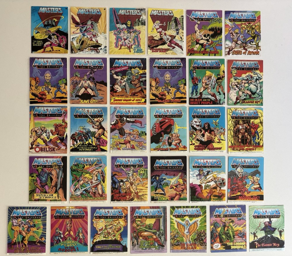 Vintage Masters Of The Universe MOTU Mini Comics Lot of 31 from 1982-1987