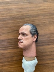 1/6 DamToys – DMS032 – The Godfather – Vito Corleone – Head and Cat Set BIB