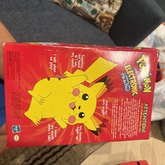 Pokemon ELECTRONIC “I Choose You Pikachu!” Plushie 1999 Nintendo Hasbro NEW BOX