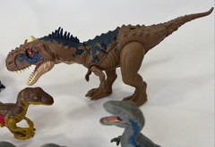 Lot of 8 Jurassic World Toy Dinosaurs Opposable Raptor Dinosaurs