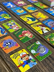 POKEMON ÑAPANCHA FULL SET 24/24 PERU South America Pogs NINTENDO GENGAR PIKACHU