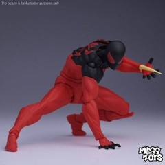 US!! Mess Toys Symbiote Parker Venom Black Red Spider-man Action Figure Box Gift