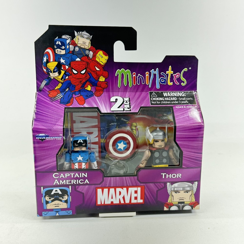 NEW – Marvel Minimates Captain America & Thor Best Of Series 1 New In Box