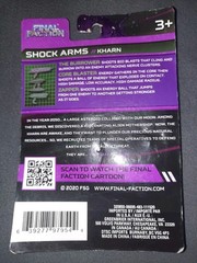 Final Faction Alpha Team 1 Steadfast Cyborg & Weapons Pack Synthoid & Shock Arms