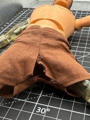 Mike Powers Atomic Man 12″ Complete GI Joe 1975 Hasbro Action Figure MISSING ARM