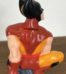 1990 X-Men Wolverine Coin Bank Soft Vinyl Piggy Bank X-Men Vintage Usa Marvel