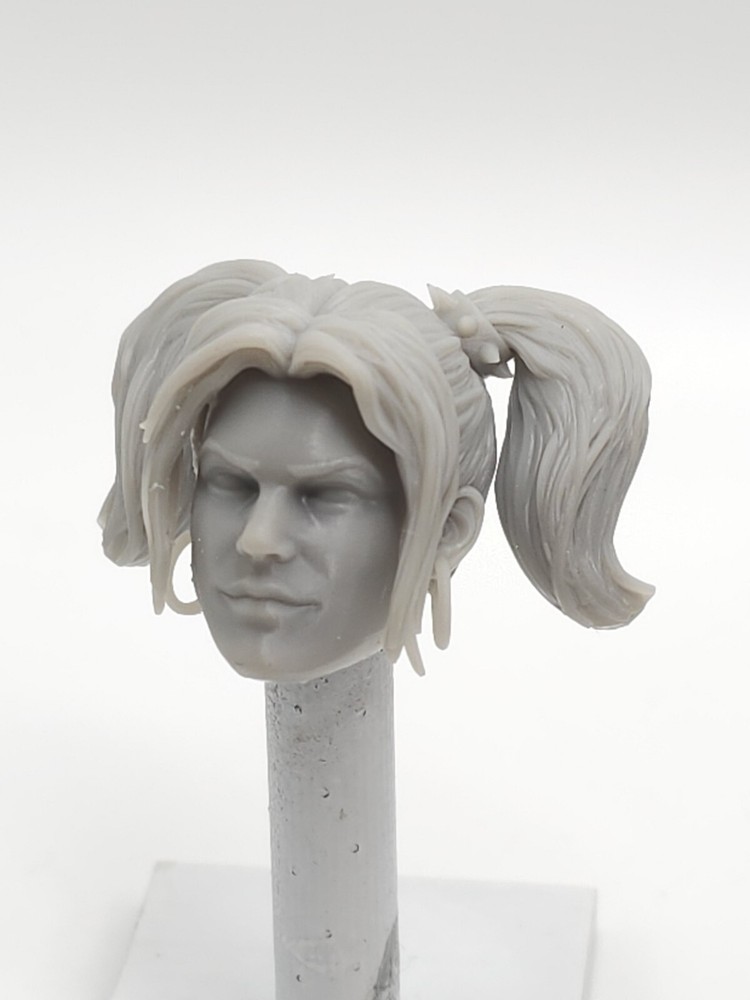 3d Print HARLEY QUINN HEAD 1:10 7″ DIAMOND SELECT MCFARLANE DC MULTIVERSE