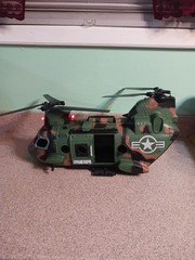 Chap Mei 18″ Long Soldier A Force Chinook Military Helicopter NOT COMPLETE parts