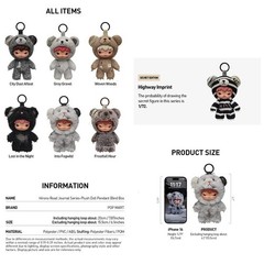 Authentic Hirono Road Journal Series Blind Box Plush Doll Gift Toys Hot