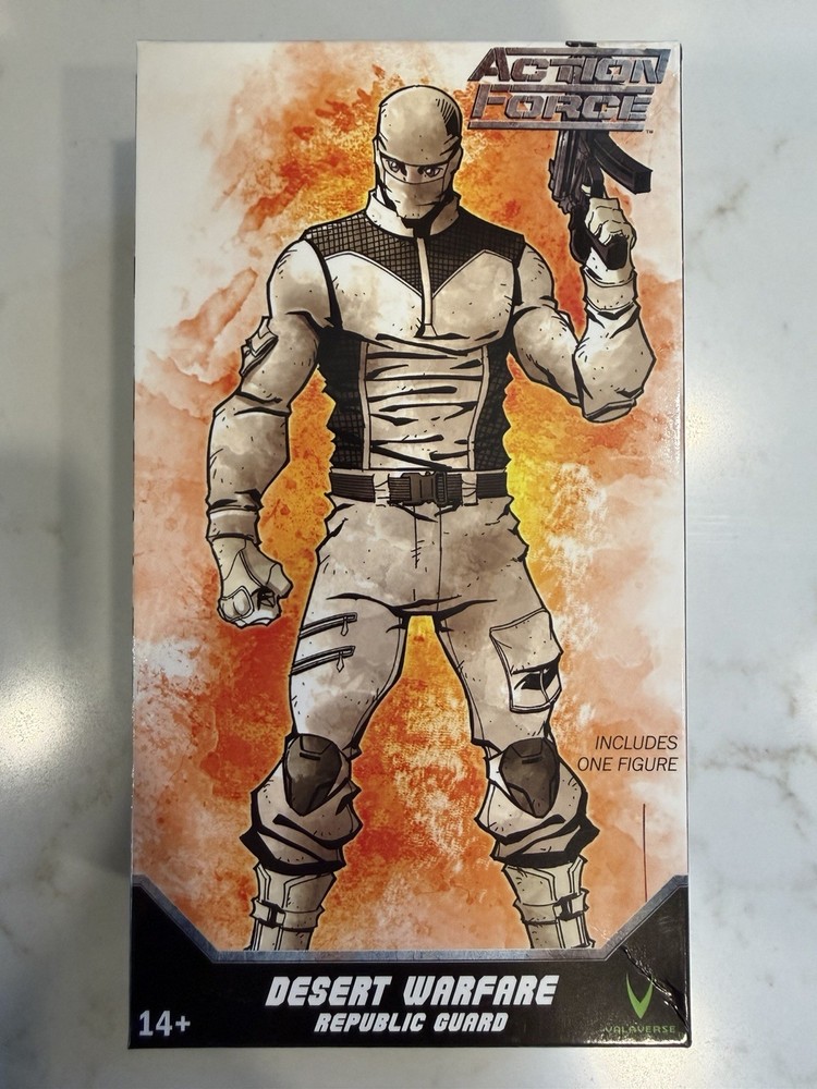 Valaverse Action Force Desert Warfare Republic Guard Trooper. Brand New. Read