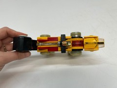 2 Vtg 1981 Y&K Japan Voltron Lions Yellow Blue Lion Diecast Toy GB-36 AsIs Parts
