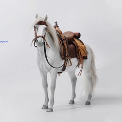 Jxk 1/6 Red Dead Redemption‌ Simulation Horse Model Resin Animal Figurine Gift